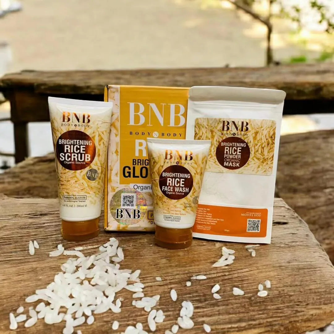BNB 4-in-1 Rice Glow Kit + Night Cream Bundle Eid Special Sale