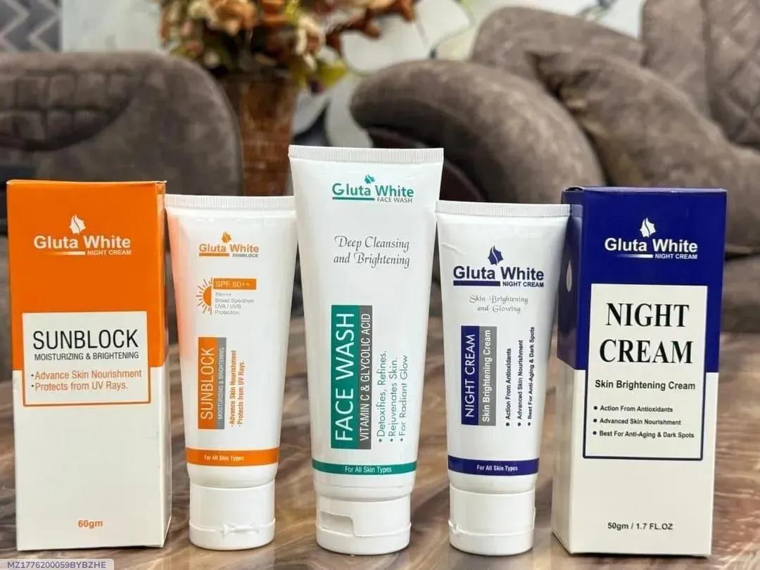 Gluta White 3-in-1 Skincare Bundle for Glow Skin Eid Special